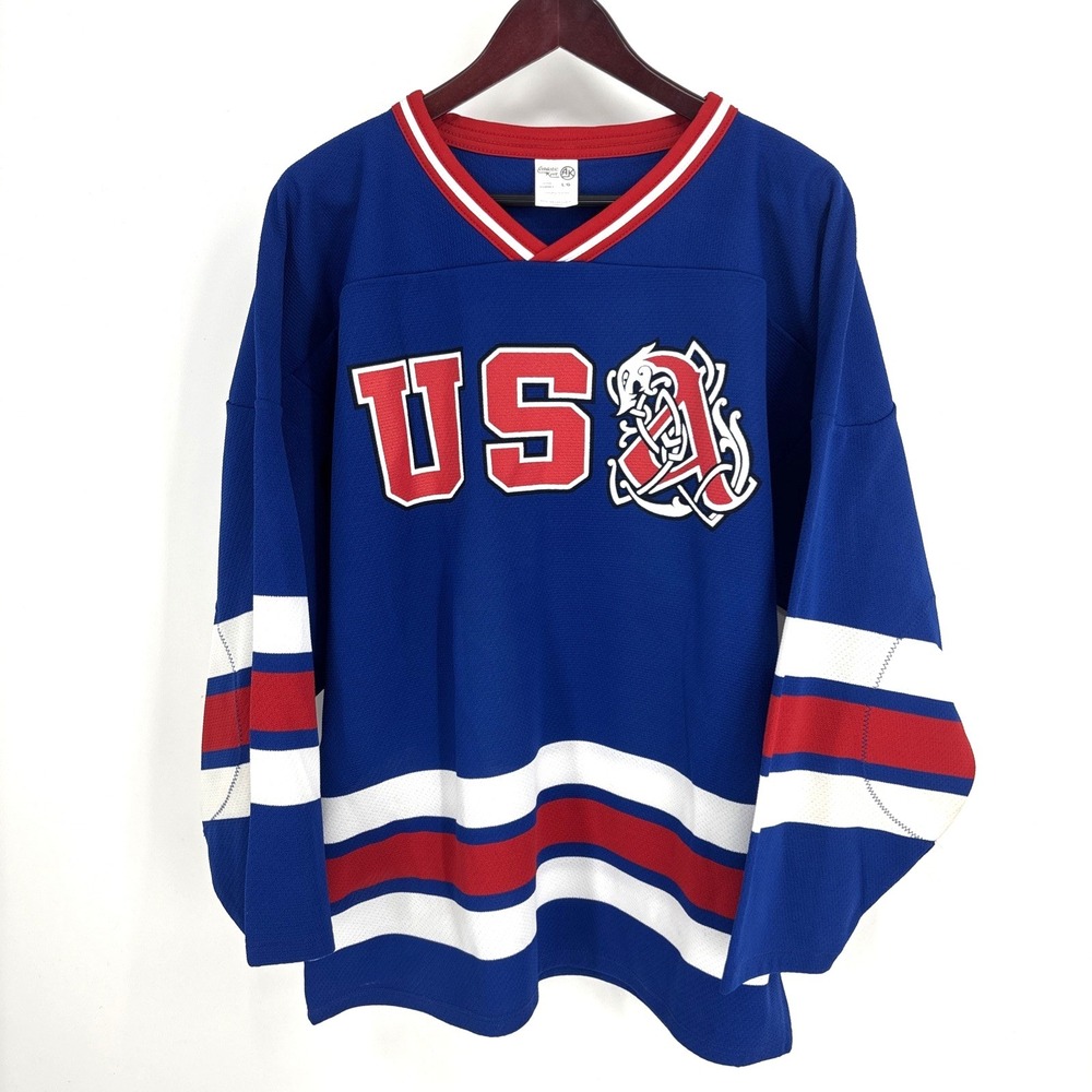 Vintage Amon Amarth Hockey Jersey Size Large Metal Viking #11